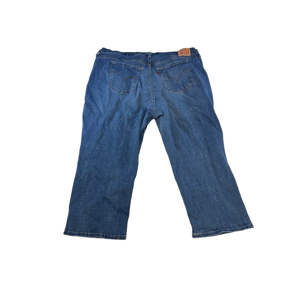 Levi’s 311 Shaping Skinny Capri Women’s Size 20W Blue Stretch Denim Jeans - Picture 6 of 7